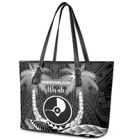 FSM Yap Day Leather Tote Bag 2025 Wa'ab Micronesia Black Color