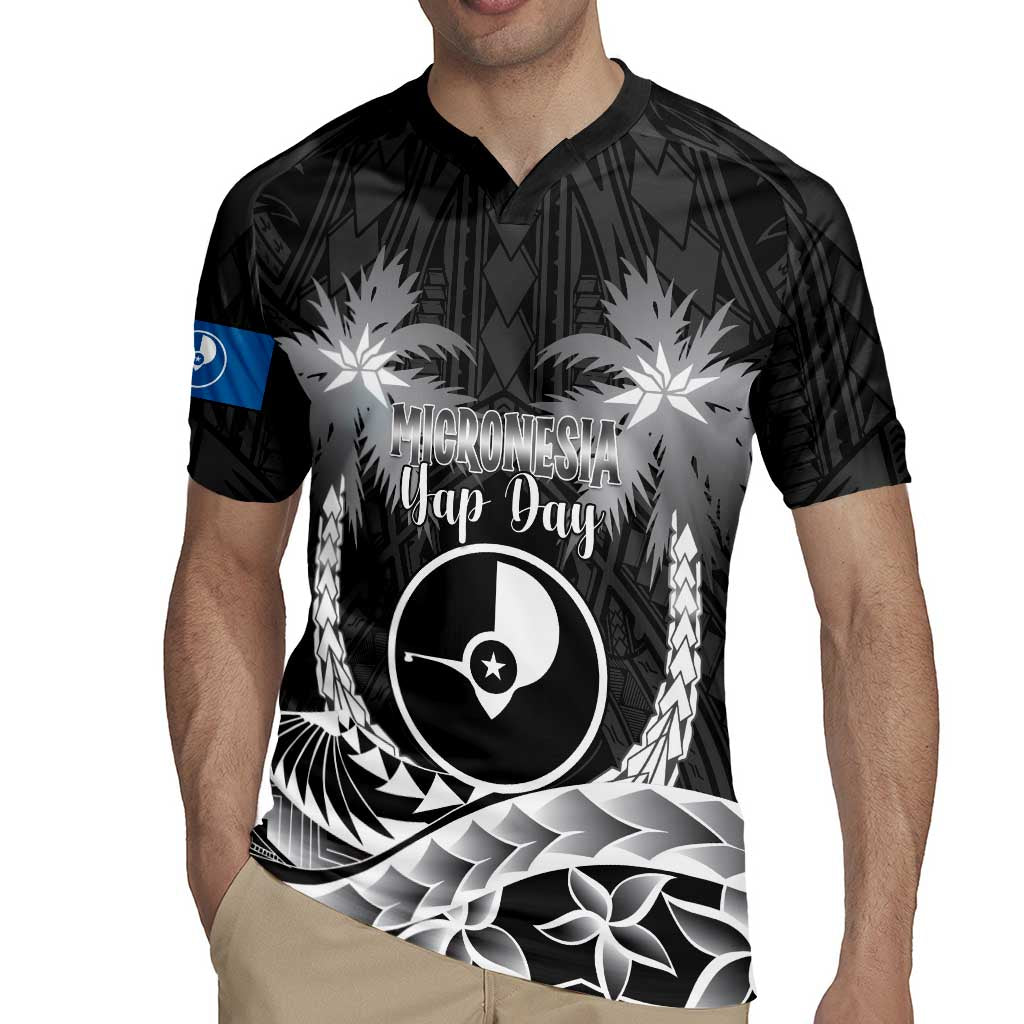 FSM Yap Day Rugby Jersey 2025 Wa'ab Micronesia Black Color