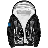 FSM Yap Day Sherpa Hoodie 2025 Wa'ab Micronesia Black Color