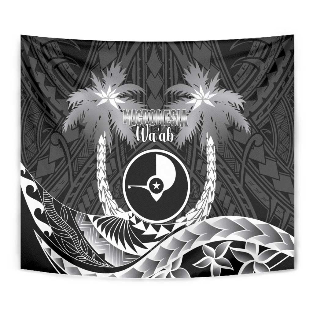 FSM Yap Day Tapestry 2025 Wa'ab Micronesia Black Color