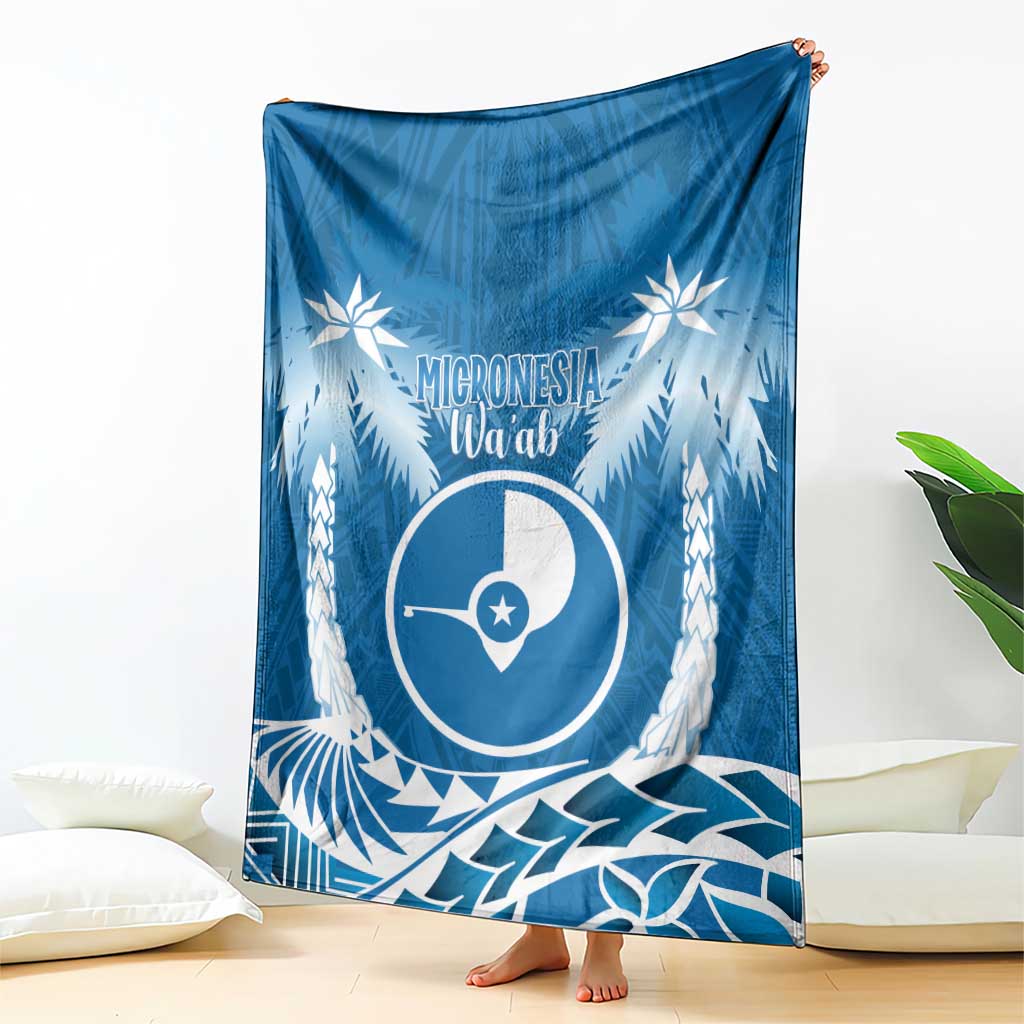 FSM Yap Day Blanket 2025 Wa'ab Micronesia Flag Color