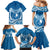 FSM Yap Day Family Matching Mermaid Dress and Hawaiian Shirt 2025 Wa'ab Micronesia Flag Color