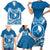 FSM Yap Day Family Matching Short Sleeve Bodycon Dress and Hawaiian Shirt 2025 Wa'ab Micronesia Flag Color