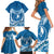 FSM Yap Day Family Matching Short Sleeve Bodycon Dress and Hawaiian Shirt 2025 Wa'ab Micronesia Flag Color