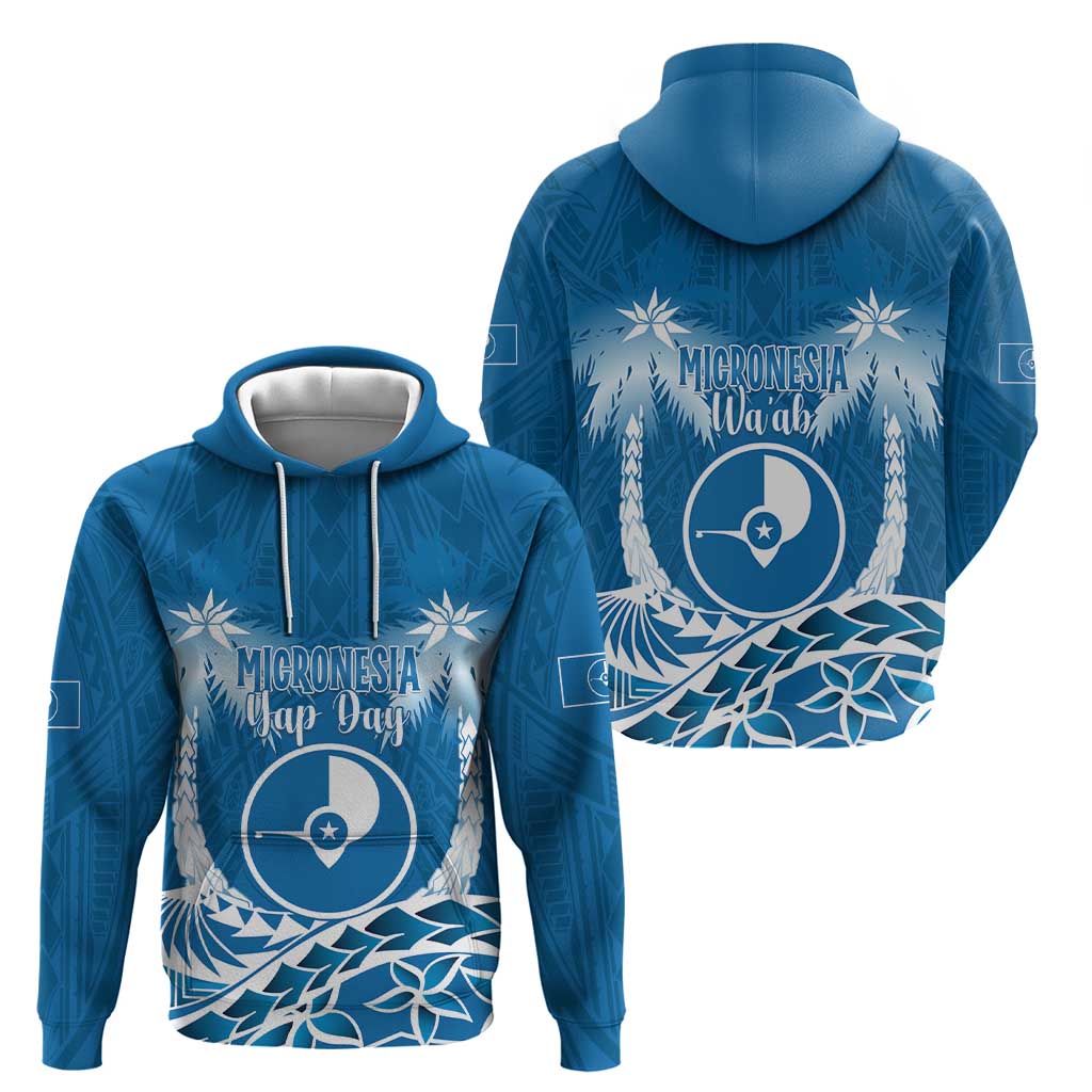 FSM Yap Day Hoodie 2025 Wa'ab Micronesia Flag Color
