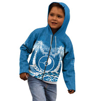 FSM Yap Day Kid Hoodie 2025 Wa'ab Micronesia Flag Color