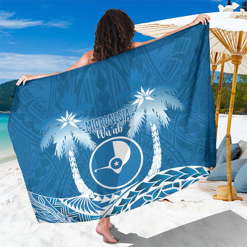 FSM Yap Day Sarong 2025 Wa'ab Micronesia Flag Color