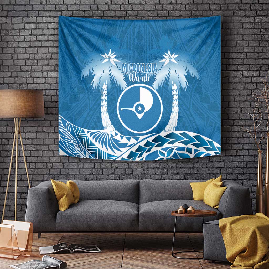 FSM Yap Day Tapestry 2025 Wa'ab Micronesia Flag Color