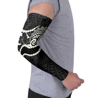 Aloha Hawaii Kalo Pikake Lei Arm Sleeves Chest Tattoo Black Hawaiian Pattern LT14 - Polynesian Pride