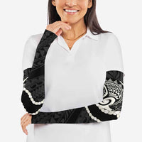 Aloha Hawaii Kalo Pikake Lei Arm Sleeves Chest Tattoo Black Hawaiian Pattern LT14 - Polynesian Pride