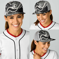 Aloha Hawaii Kalo Pikake Lei Baseball Net Cap Chest Tattoo Black Hawaiian Pattern LT14 - Polynesian Pride
