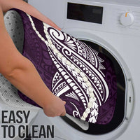 Aloha Hawaii Kalo Pikake Lei Bathroom Set Chest Tattoo Purple Hawaiian Pattern LT14 - Polynesian Pride
