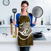 Aloha Hawaii Kalo Pikake Lei Apron Chest Tattoo Gold Hawaiian Pattern LT14 - Polynesian Pride