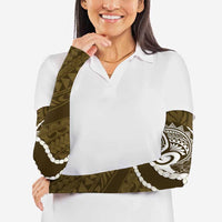 Aloha Hawaii Kalo Pikake Lei Arm Sleeves Chest Tattoo Gold Hawaiian Pattern LT14 - Polynesian Pride