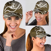 Aloha Hawaii Kalo Pikake Lei Classic Cap Chest Tattoo Gold Hawaiian Pattern LT14 - Polynesian Pride
