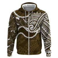Aloha Hawaii Kalo Pikake Lei Hoodie Chest Tattoo Gold Hawaiian Pattern