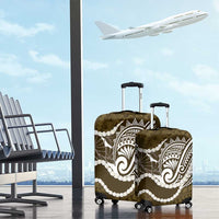 Aloha Hawaii Kalo Pikake Lei Luggage Cover Chest Tattoo Gold Hawaiian Pattern LT14 - Polynesian Pride