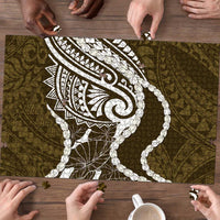 Aloha Hawaii Kalo Pikake Lei Puzzle Chest Tattoo Gold Hawaiian Pattern LT14 - Polynesian Pride