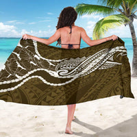 Aloha Hawaii Kalo Pikake Lei Sarong Chest Tattoo Gold Hawaiian Pattern LT14 - Polynesian Pride