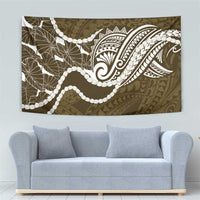 Aloha Hawaii Kalo Pikake Lei Tapestry Chest Tattoo Gold Hawaiian Pattern LT14 - Polynesian Pride