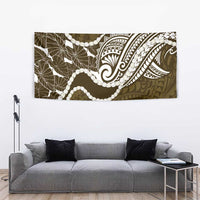 Aloha Hawaii Kalo Pikake Lei Tapestry Chest Tattoo Gold Hawaiian Pattern LT14 - Polynesian Pride
