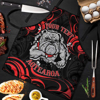 Personalised Aotearoa Bulldog Apron NZ Maori Tattoo - Polynesian Pride