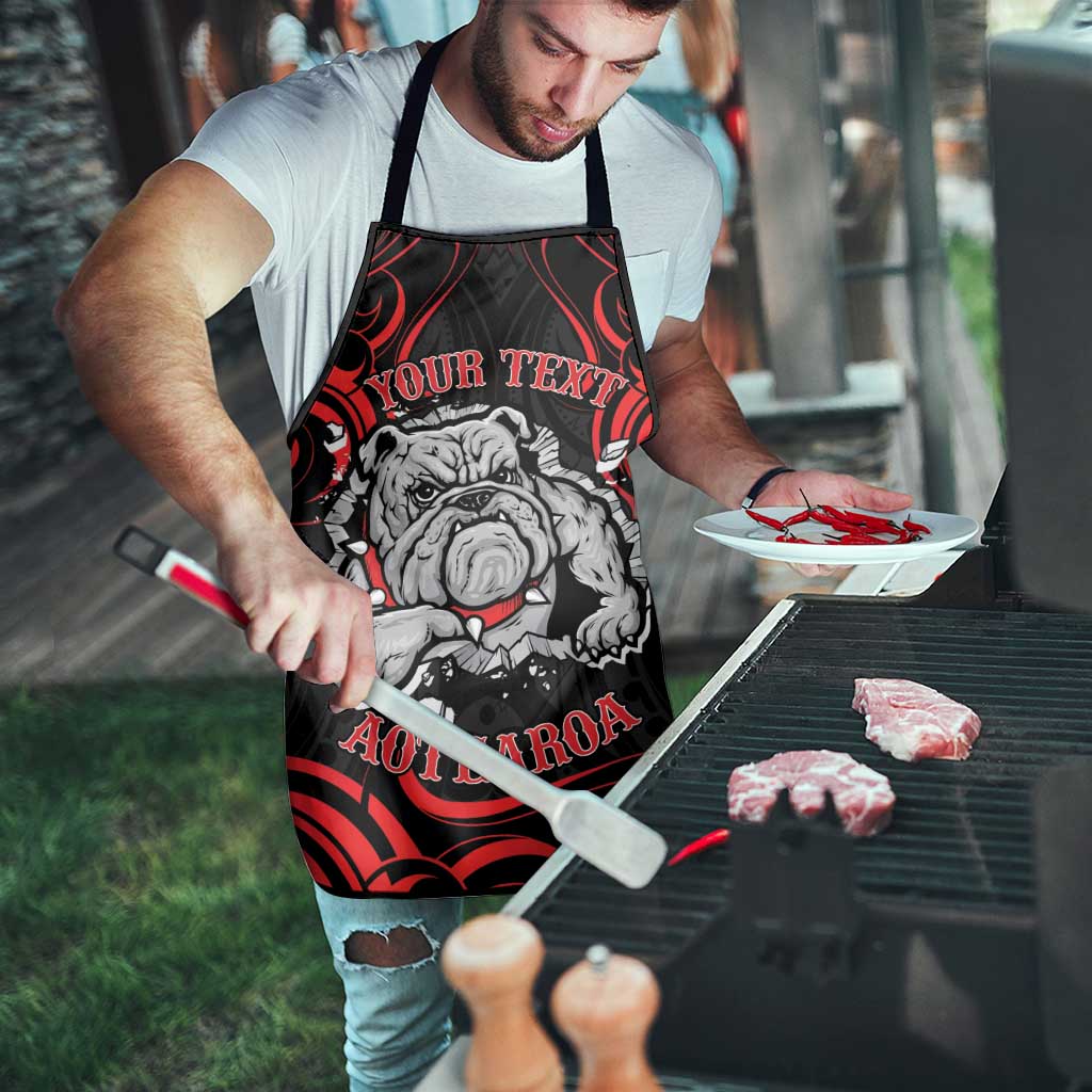 Personalised Aotearoa Bulldog Apron NZ Maori Tattoo - Polynesian Pride