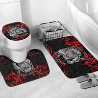 Personalised Aotearoa Bulldog Bathroom Set NZ Maori Tattoo - Polynesian Pride