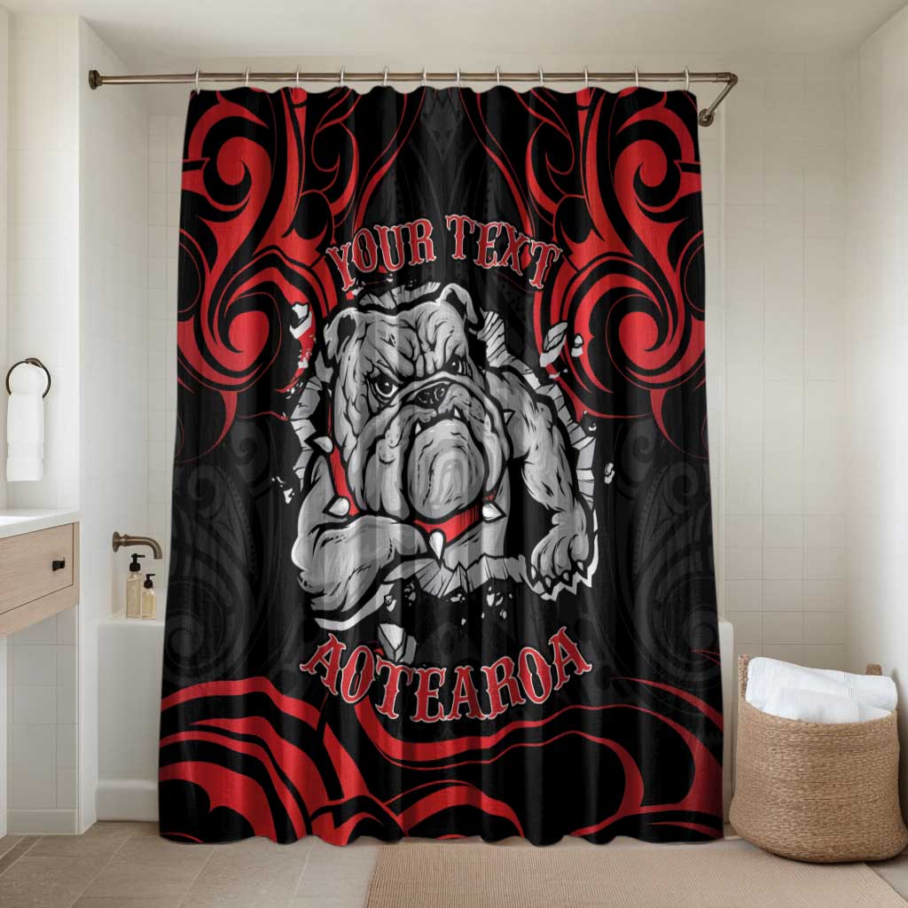 Personalised Aotearoa Bulldog Bathroom Set NZ Maori Tattoo - Polynesian Pride