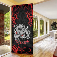 Aotearoa Bulldog Door Cover NZ Maori Tattoo - Polynesian Pride