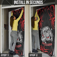 Aotearoa Bulldog Door Cover NZ Maori Tattoo - Polynesian Pride