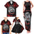 Personalised Aotearoa Bulldog Family Matching Tank Maxi Dress and Hawaiian Shirt NZ Maori Tattoo