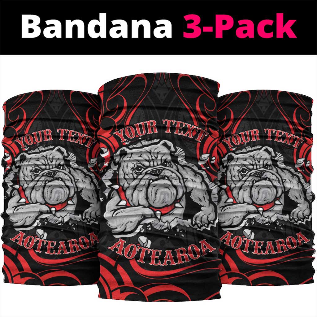 Personalised Aotearoa Bulldog Neck Gaiter NZ Maori Tattoo - Polynesian Pride