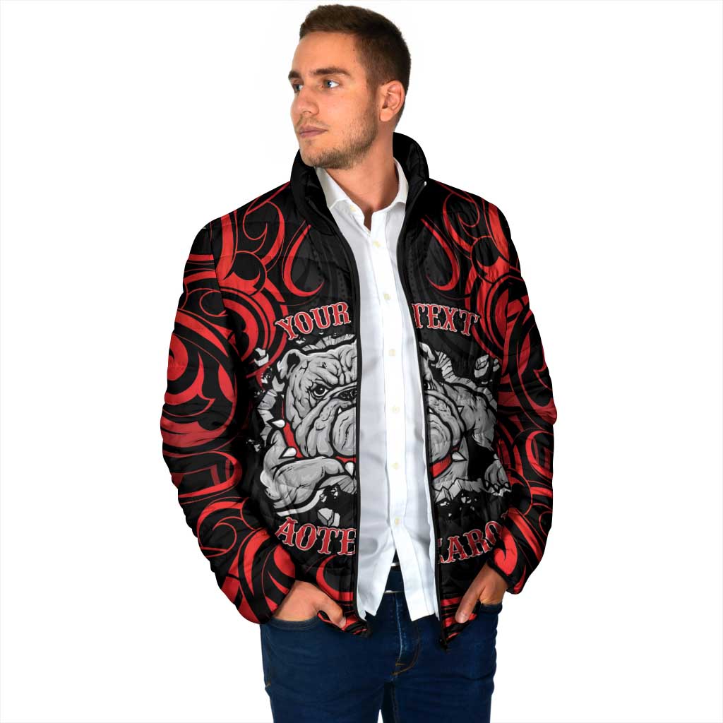 Aotearoa Bulldog Padded Jacket NZ Maori Tattoo - Polynesian Pride