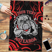 Personalised Aotearoa Bulldog Puzzle NZ Maori Tattoo - Polynesian Pride