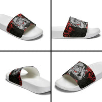 Personalised Aotearoa Bulldog Slide Sandals NZ Maori Tattoo - Polynesian Pride