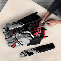 Personalised Aotearoa Bulldog Umbrella NZ Maori Tattoo - Polynesian Pride