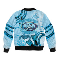 Hawaii Sea Turtle Snorkeling Is My Therapy Bomber Jacket LT14 - Polynesian Pride