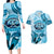 Hawaii Sea Turtle Snorkeling Is My Therapy Couples Matching Long Sleeve Bodycon Dress and Hawaiian Shirt