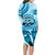 Hawaii Sea Turtle Snorkeling Is My Therapy Family Matching Long Sleeve Bodycon Dress and Hawaiian Shirt