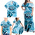 Hawaii Sea Turtle Snorkeling Is My Therapy Family Matching Off Shoulder Maxi Dress and Hawaiian Shirt