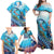 Hawaii Snorkeling Honu Turtle Family Matching Off Shoulder Maxi Dress and Hawaiian Shirt Under The Ocean Vibes