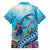 Hawaii Snorkeling Honu Turtle Family Matching Off Shoulder Short Dress and Hawaiian Shirt Under The Ocean Vibes