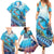 Hawaii Snorkeling Honu Turtle Family Matching Summer Maxi Dress and Hawaiian Shirt Under The Ocean Vibes