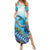 Hawaii Snorkeling Honu Turtle Family Matching Summer Maxi Dress and Hawaiian Shirt Under The Ocean Vibes