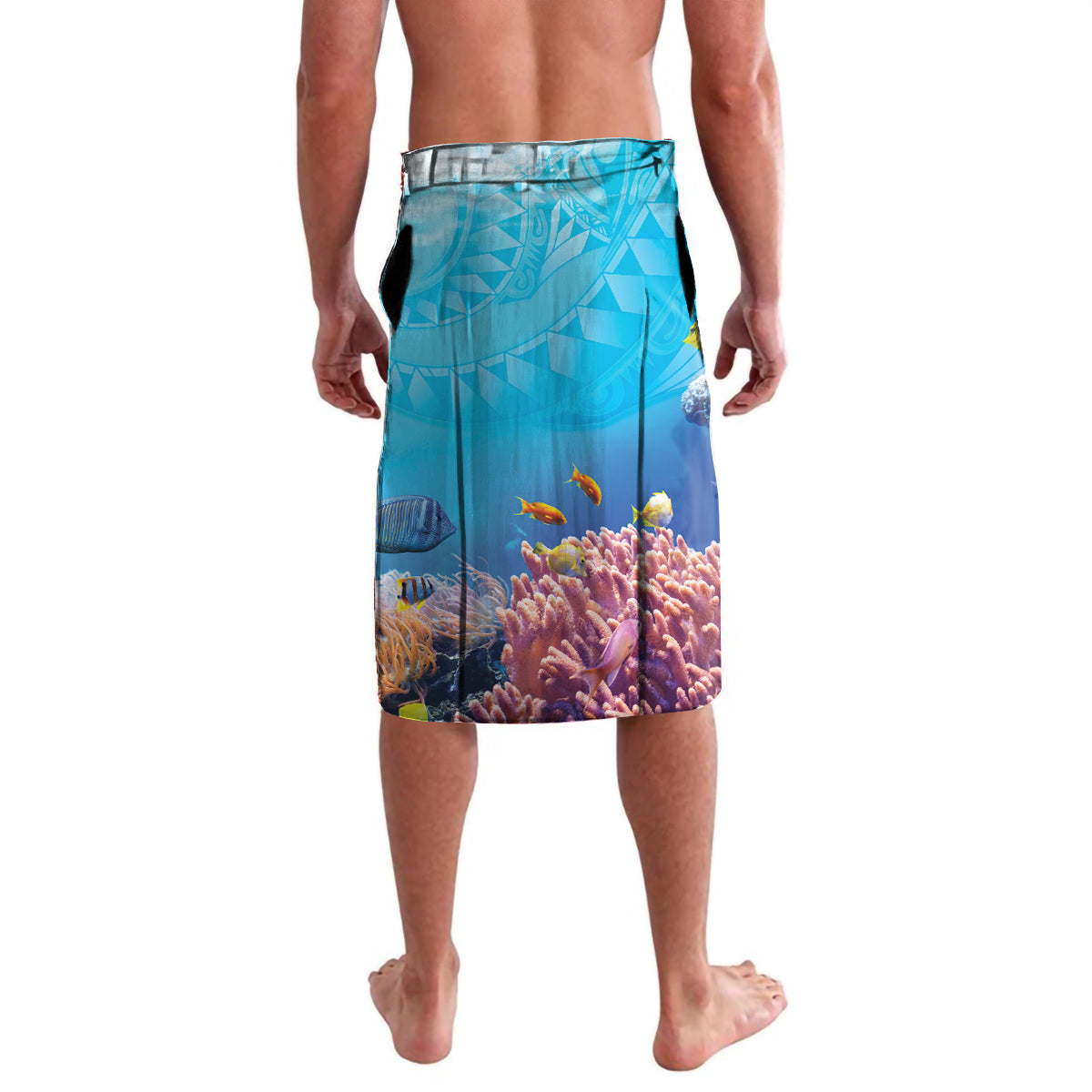Hawaii Snorkeling Honu Turtle Lavalava Under The Ocean Vibes LT14 - Polynesian Pride