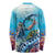 Hawaii Snorkeling Honu Turtle Long Sleeve Shirt Under The Ocean Vibes