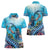 Hawaii Snorkeling Honu Turtle Women Polo Shirt Under The Ocean Vibes