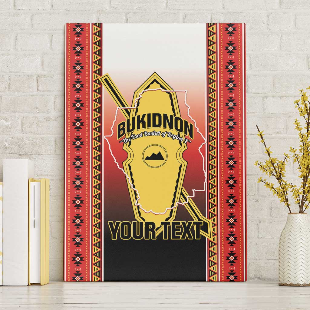 Personalised Bukidnon Philippines Canvas Wall Art The Food Basket of Region X