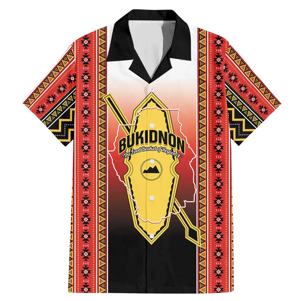 Personalised Bukidnon Philippines Family Matching Mermaid Dress and Hawaiian Shirt The Food Basket of Region X